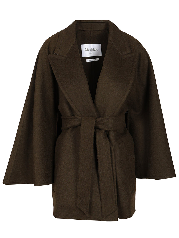 Max Mara Short Robe Coat Coats - Grey | 7ea85d194178c175b47267060048a098db45407f