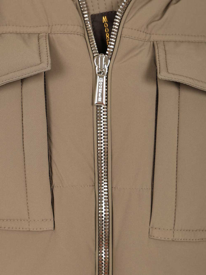 Moorer Alarick Coats - Beige | e98de7c8830535110ec7525a35f6b36f9815bd65