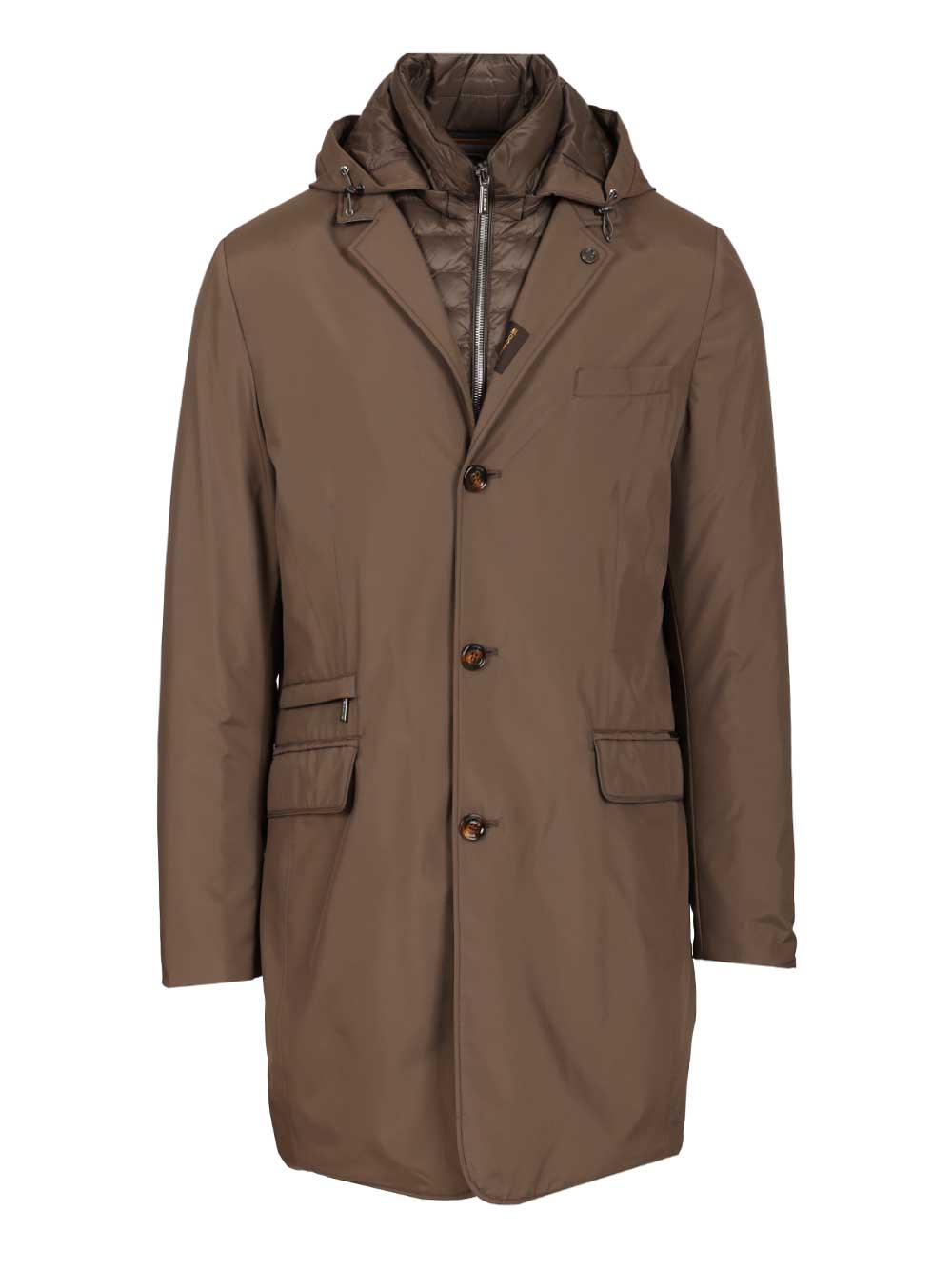 Moorer Smooth Coat Jackets - Brown | da152cb1b32da25cd9bfa794b26b3d92620e734d