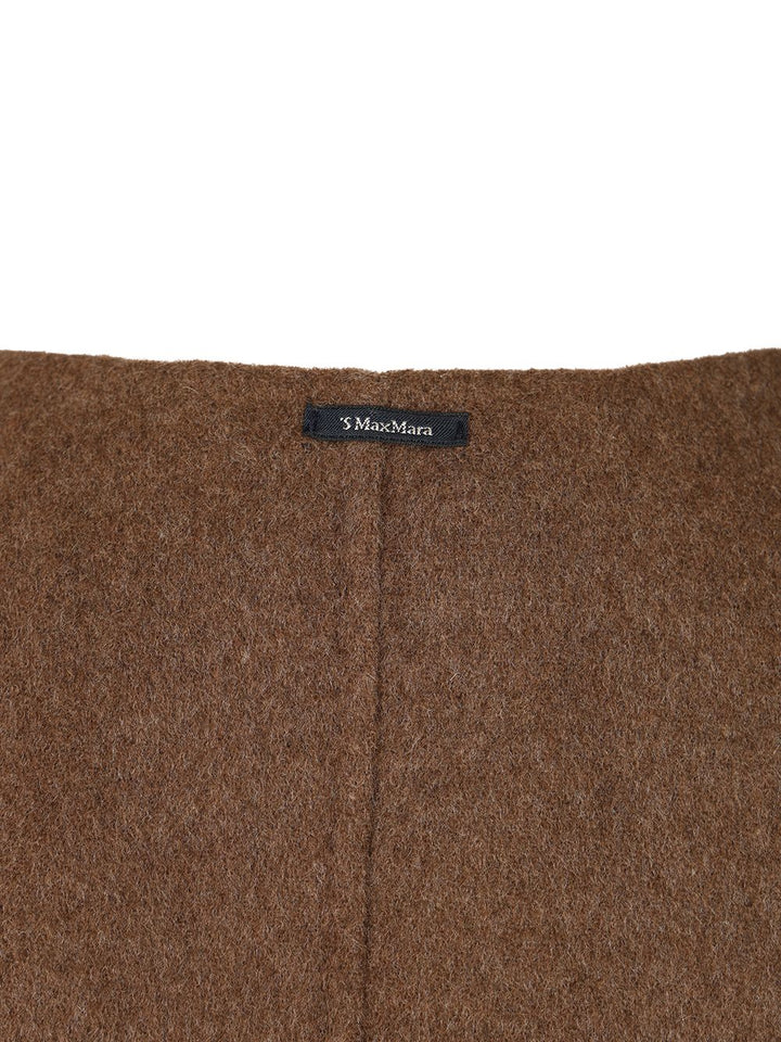 'S Max Mara Short Jacket With Scarf Jackets - Brown | c27239597c2b388fb67a05acbcc206db513ae0cd