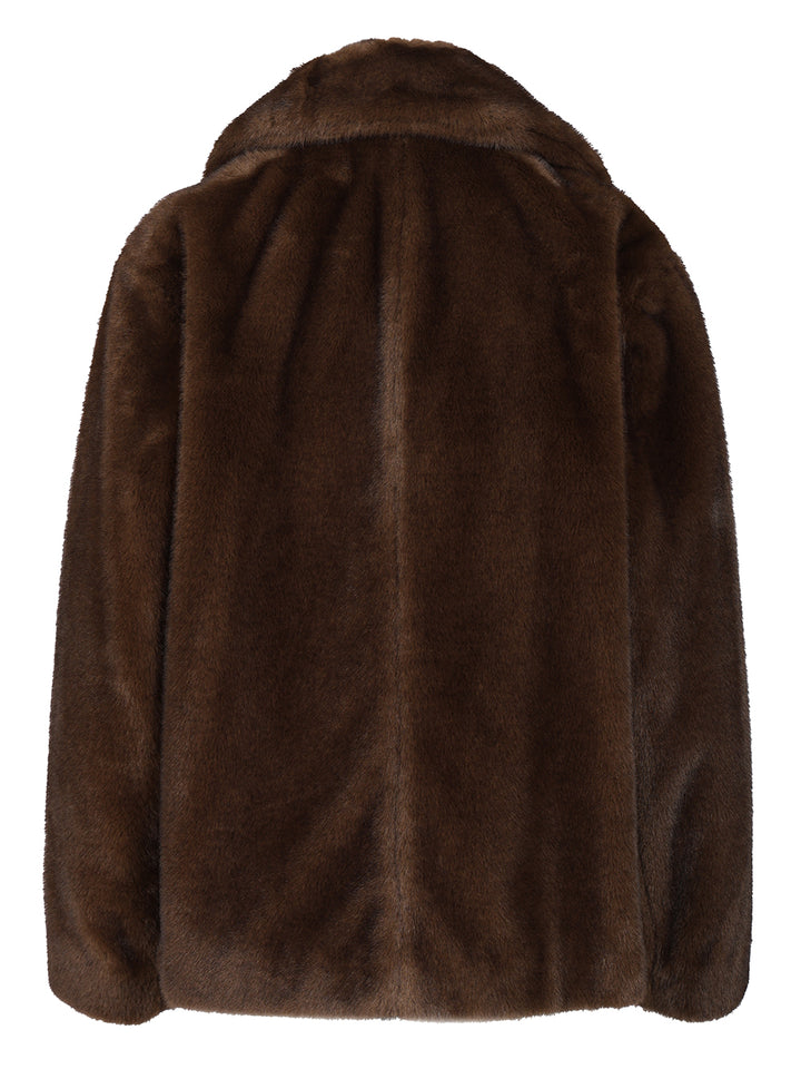 'S Max Mara Double-Breasted Jacket Coats - Brown | 720364d1aeb5aaecd091bbe55d48f0dfead58ef4