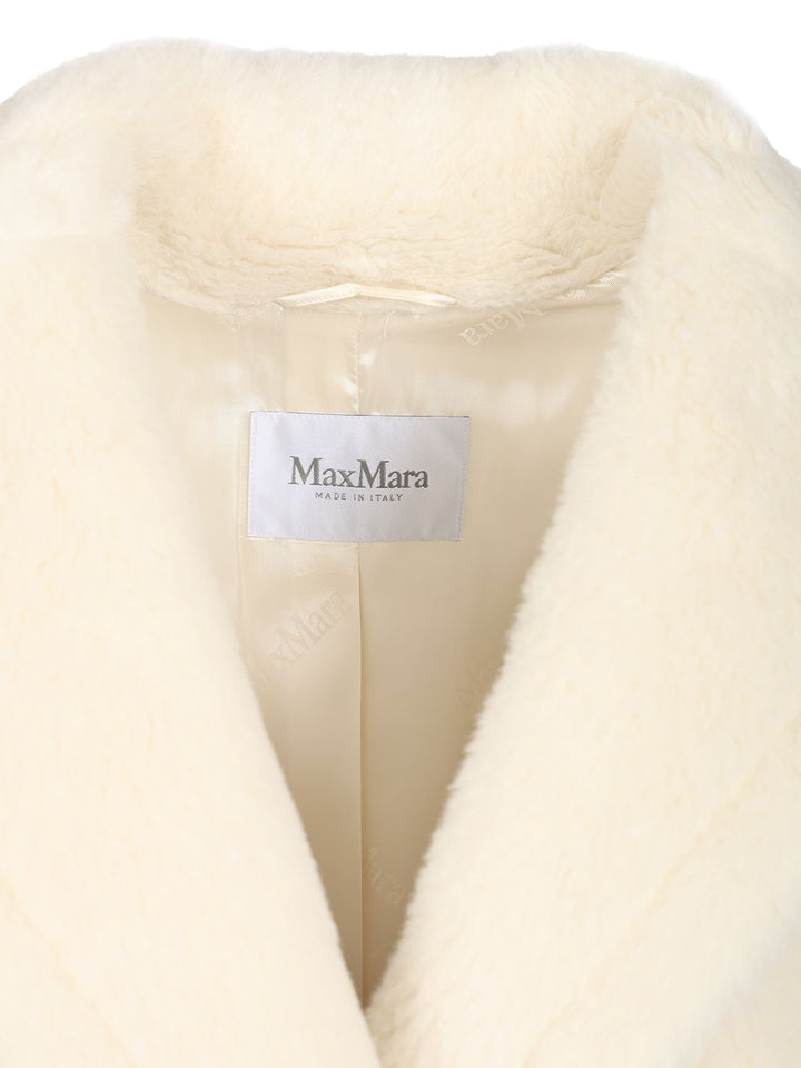 Max Mara Teddy Bear Icon Coats - White | a664ec913bd3a6ebf0fb1990e69f5e246a87e210