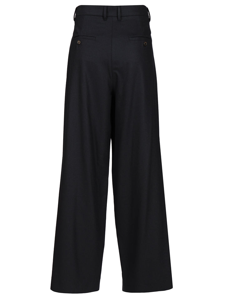 ' S Max Mara Wide-Leg Trousers - Blue | 1e0c2df8e7c5e2056dcfe472b75e474d435bcf97