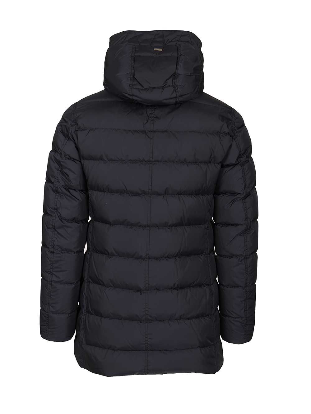 Herno A-Shape Parka In Chamonix Nylon Jackets - Blue | f87f824381c1d51aef35aeaca96718b8a58c0281