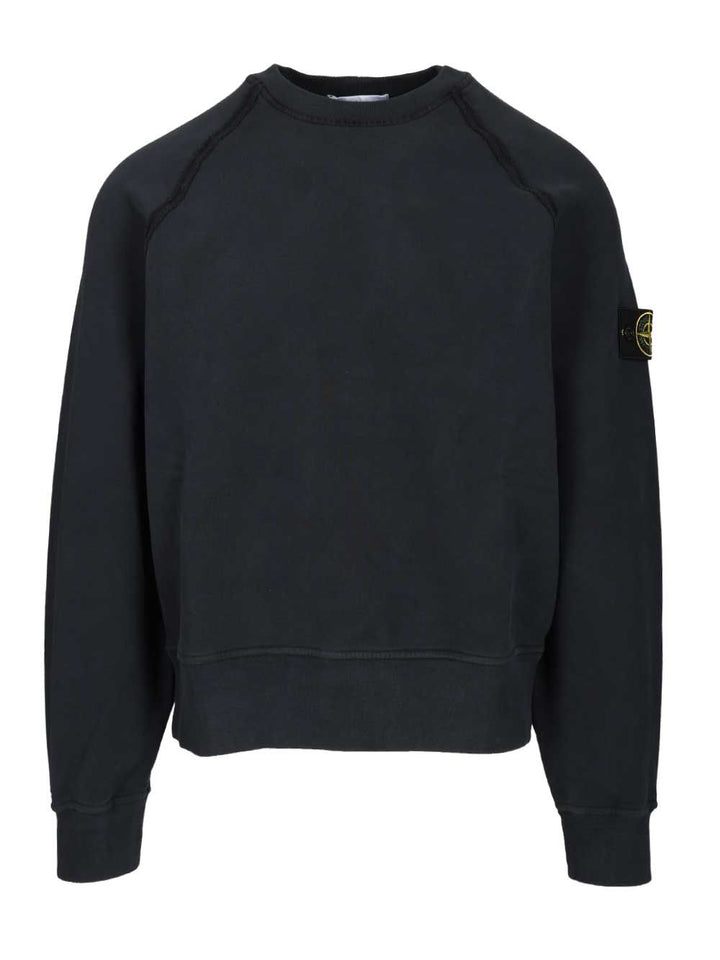 Stone Island Crewneck Sweatshirt Sweatshirts - Blue | 030cb435bdebcb60e97f945ab39543c9fa021230