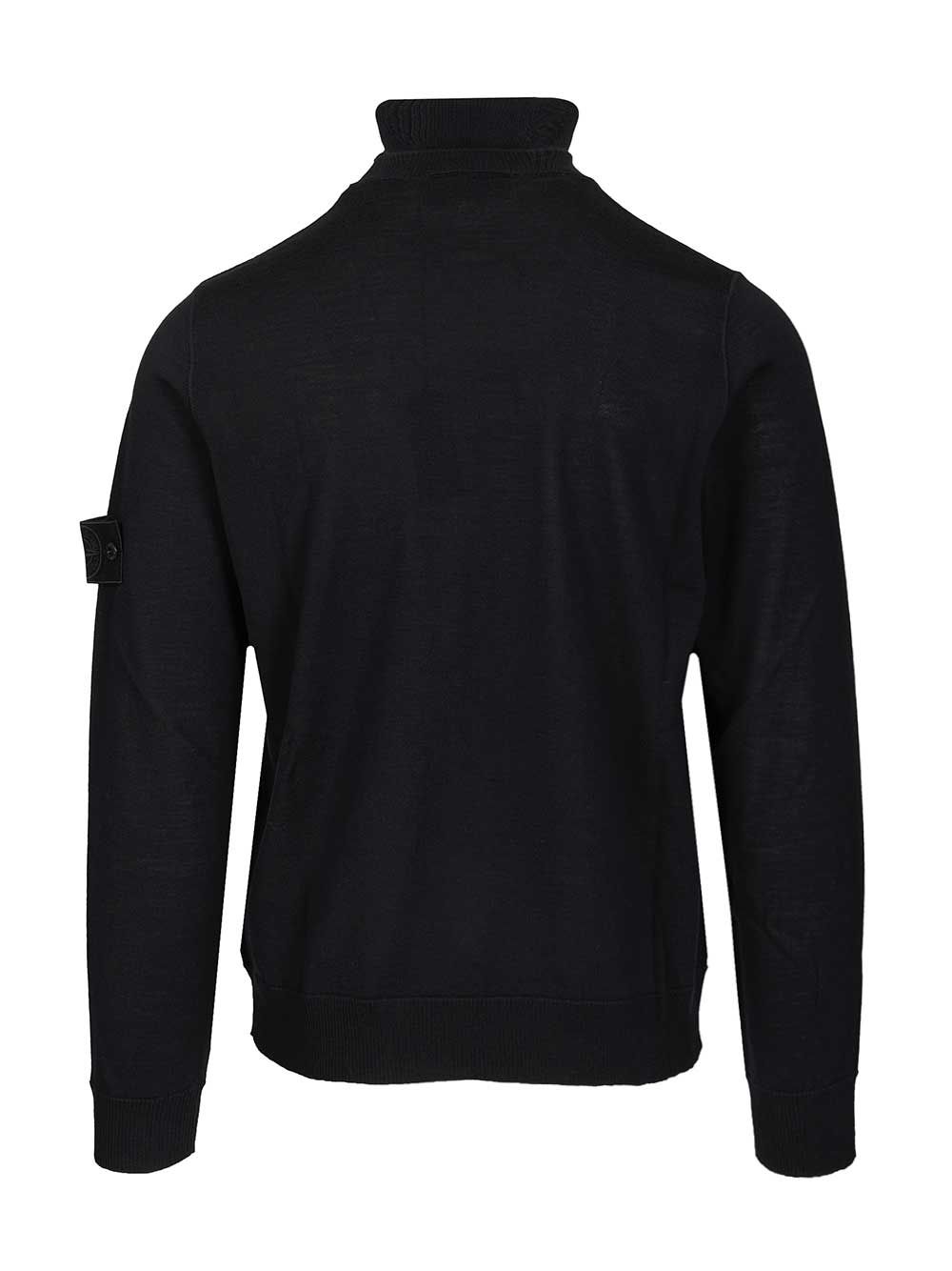 Stone Island Turtleneck Sweater Knitwear - Blue | 4e77dea29adc47da88dc505bbcac206a48656360