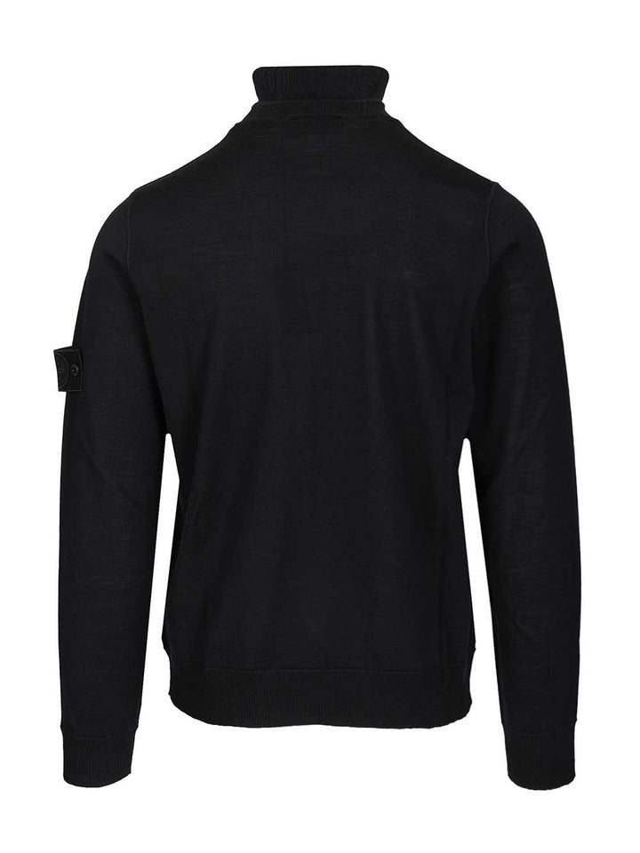Stone Island Turtleneck Sweater Knitwear - Blue | 4e77dea29adc47da88dc505bbcac206a48656360
