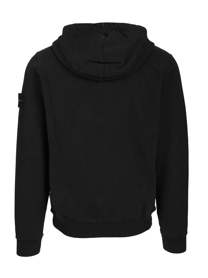 Stone Island Zip-Up Sweatshirt Sweatshirts - Black | a63bb16ab6a5814a9b9d589e1212af3fbd4350fa