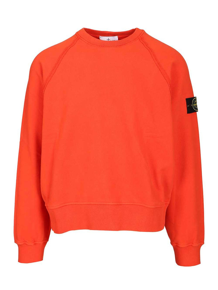 Stone Island Crewneck Sweatshirt Sweatshirts - Red | f210cd8c92bbf0944cbf43189799e396839c4769