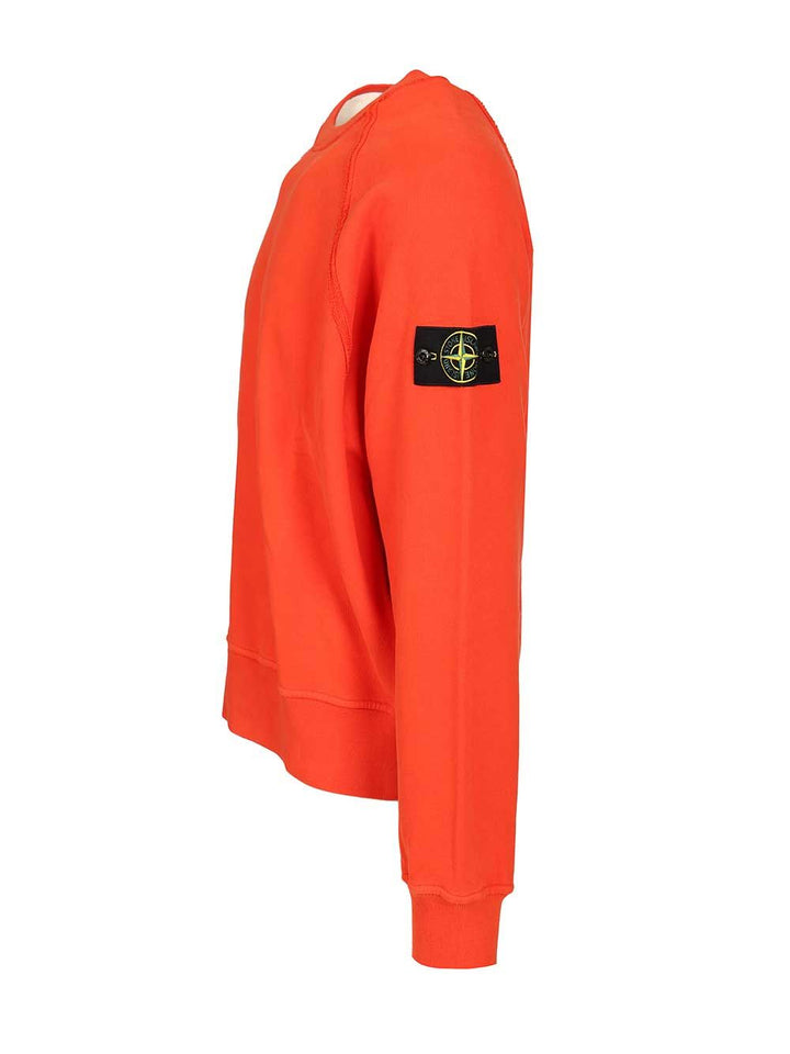 Stone Island Crewneck Sweatshirt Sweatshirts - Red | a1b1a85f52b8ee7085f362da77f1a198b0d73ede