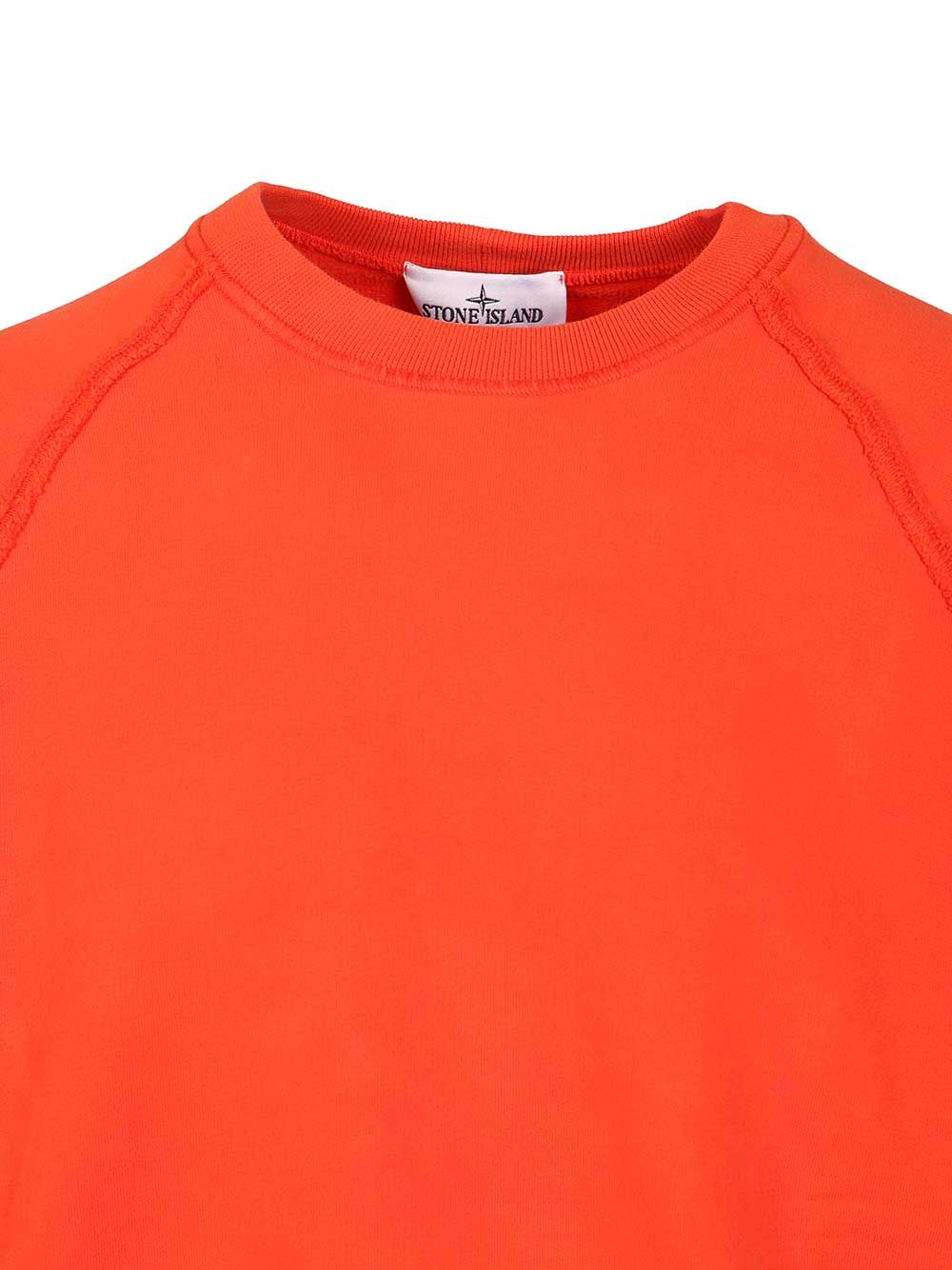 Stone Island Crewneck Sweatshirt Sweatshirts - Red | 9df7d112fae7f13c6dadfae27278311ddf771b02