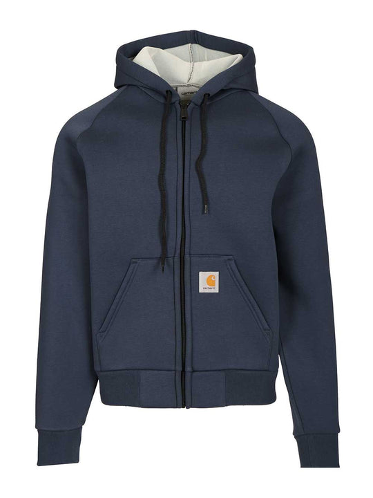 Car-Lux Hooded Jackets Blue