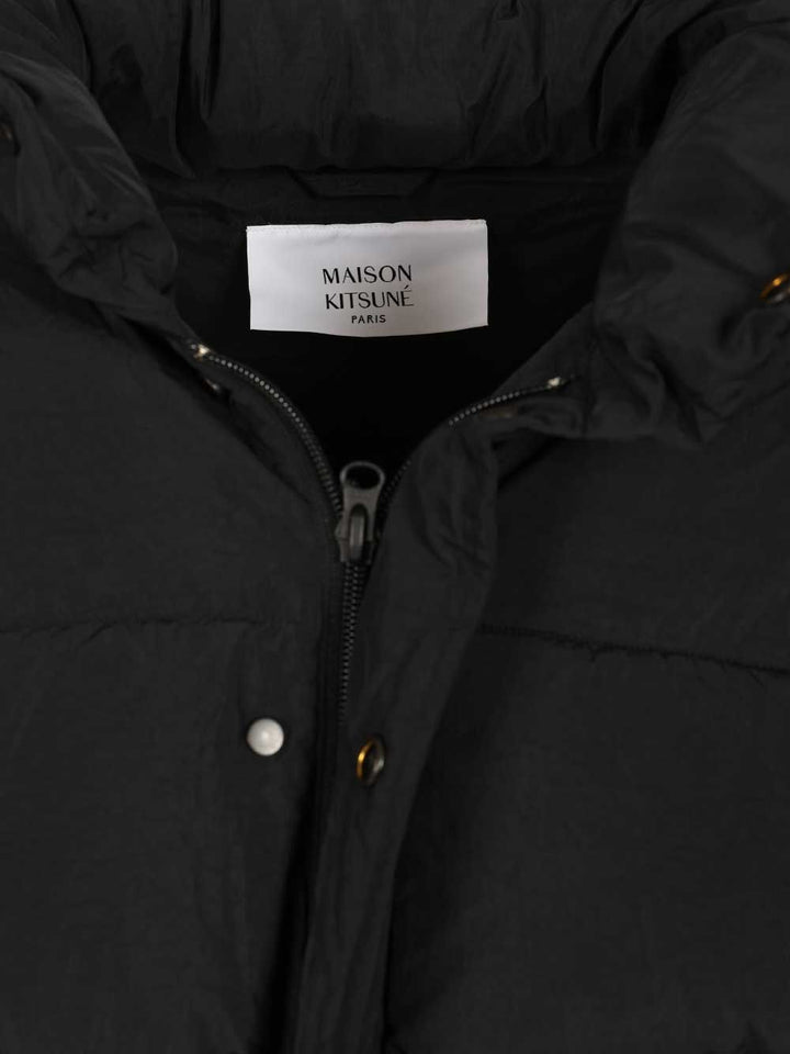 Maison KitsunÉ Lightweight Quilted Down Jacket Jackets - Black | 4c92f0667f5b4002570b2a8b3227deb858aee48e