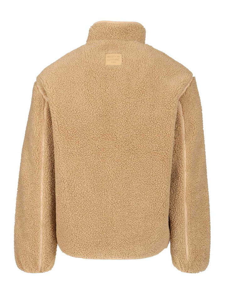 Maison KitsunÉ Fleece Jacket Jackets - Beige | e56a1a6ef9a232857efb662868d4c69c2a0439c7