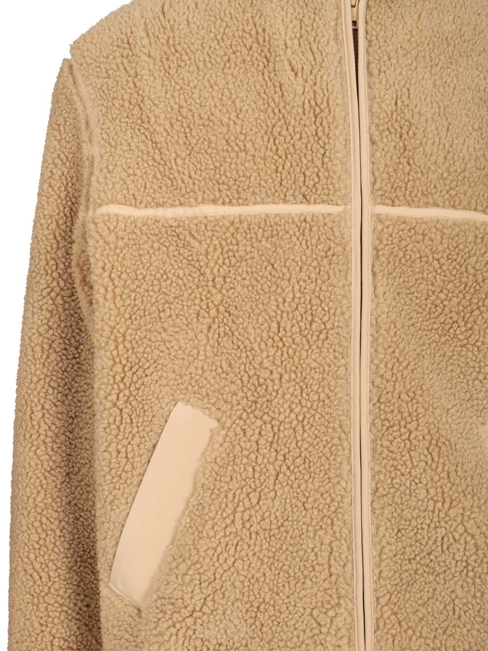 Maison KitsunÉ Fleece Jacket Jackets - Beige | e25678a56266011b2ab78c95c3d865f2d3051f6f