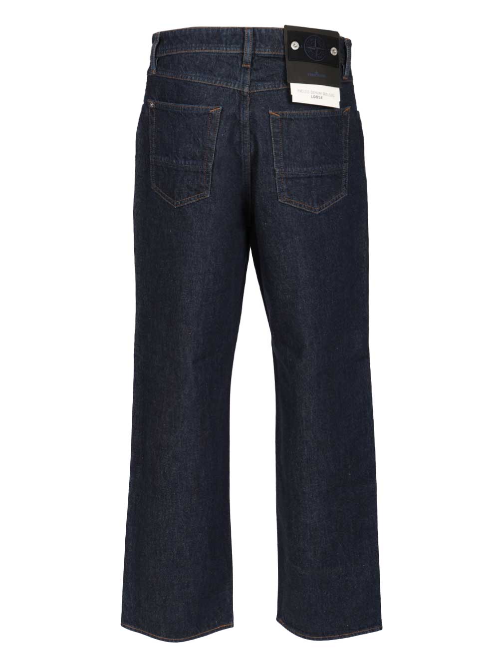 Stone Island Wide Leg Trousers Jeans - Blue | 17237b065a4a0fac8d818d495fafa9144f0cb3f7