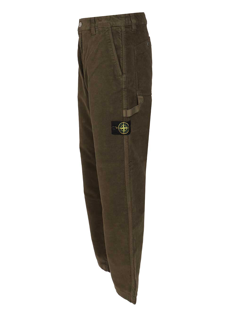Stone Island Cotton Trousers - Green | b21501ced62af46bdb32a3f1ea62a0d3cf0804a9