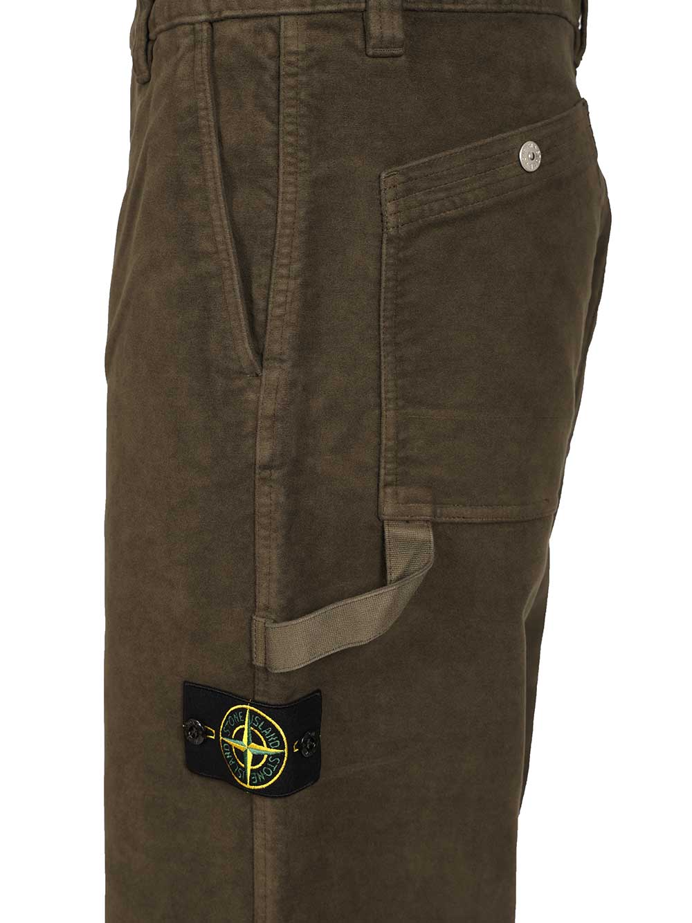Stone Island Cotton Trousers - Green | 4d12a0fa3ed08ad610d38b0731037ea82fc44de3