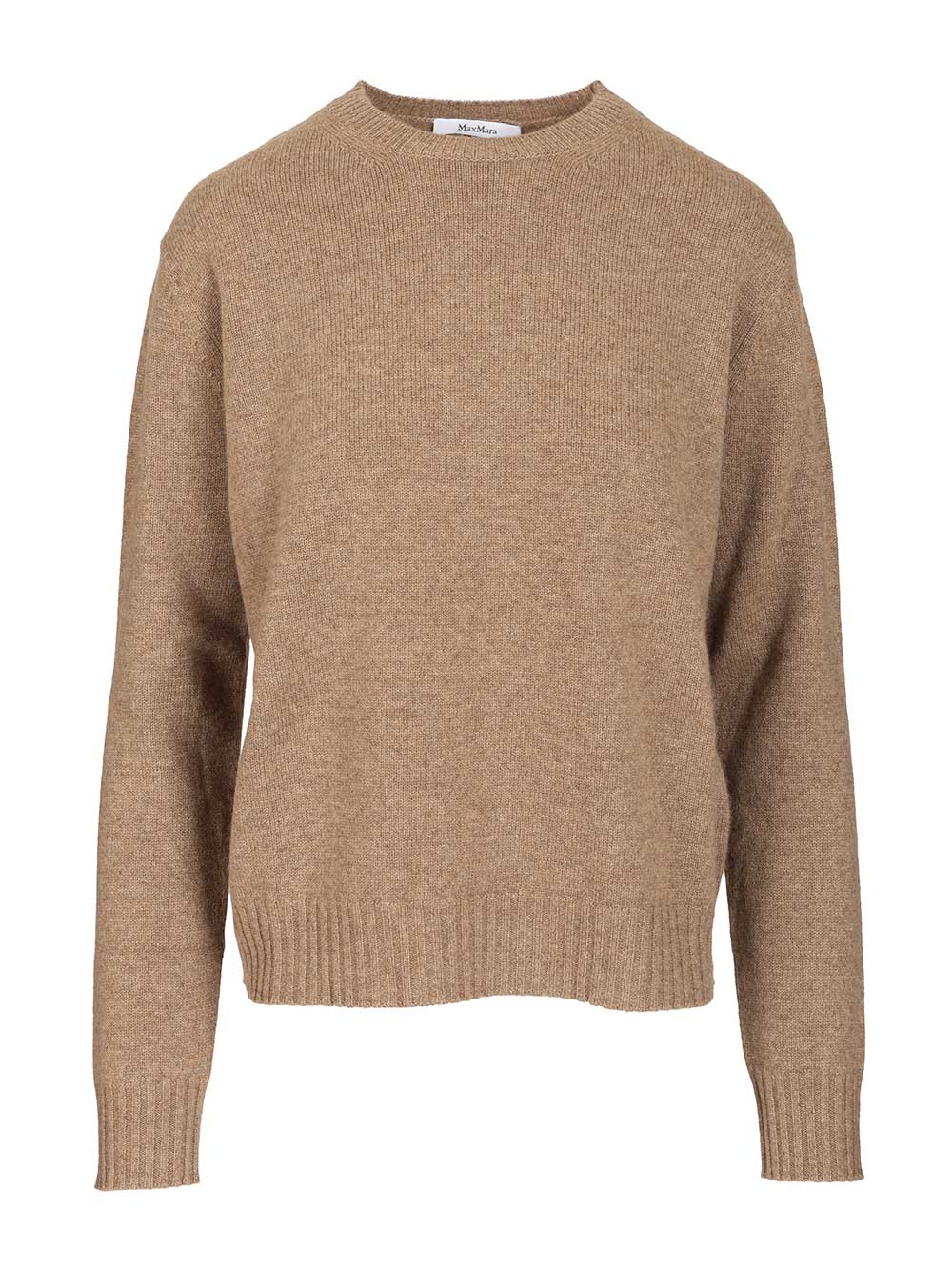 Max Mara Cashmere Crewneck Sweater Knitwear - Beige | f248bfab98b39441bf9802b8661bd3a62b84c19f