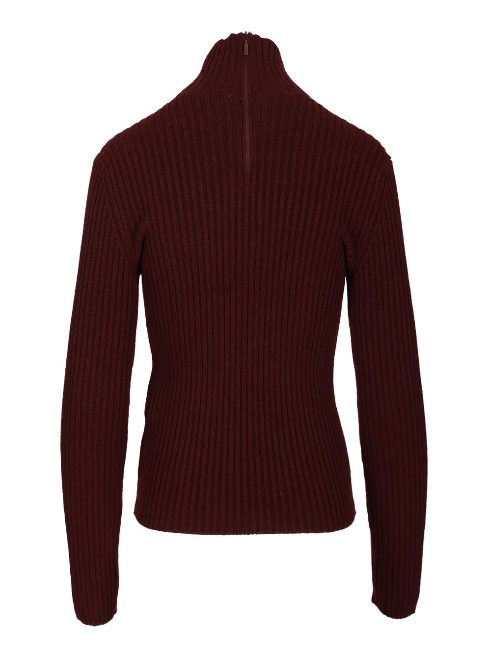 Max Mara Wool And Cashmere Turtleneck Sweater Knitwear - Bordeaux | 17ce1ed49c837974cf9e89944128193458a09635