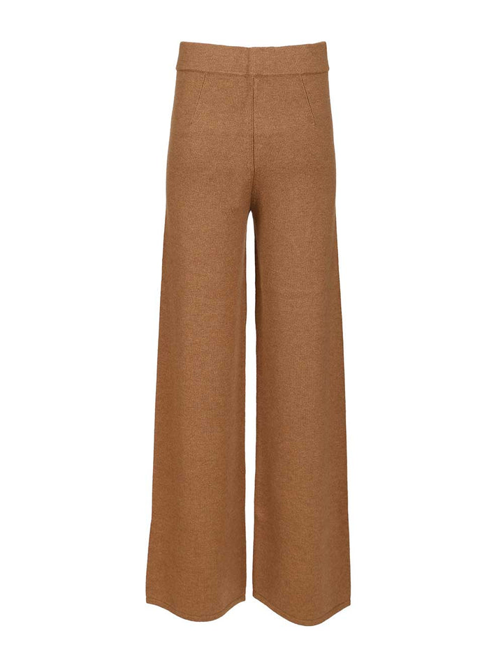 Max Mara Studio Knit Trousers Knitwear - Beige | 94bc36a55b359d3417a20bdfd0704f6d3ac7616d