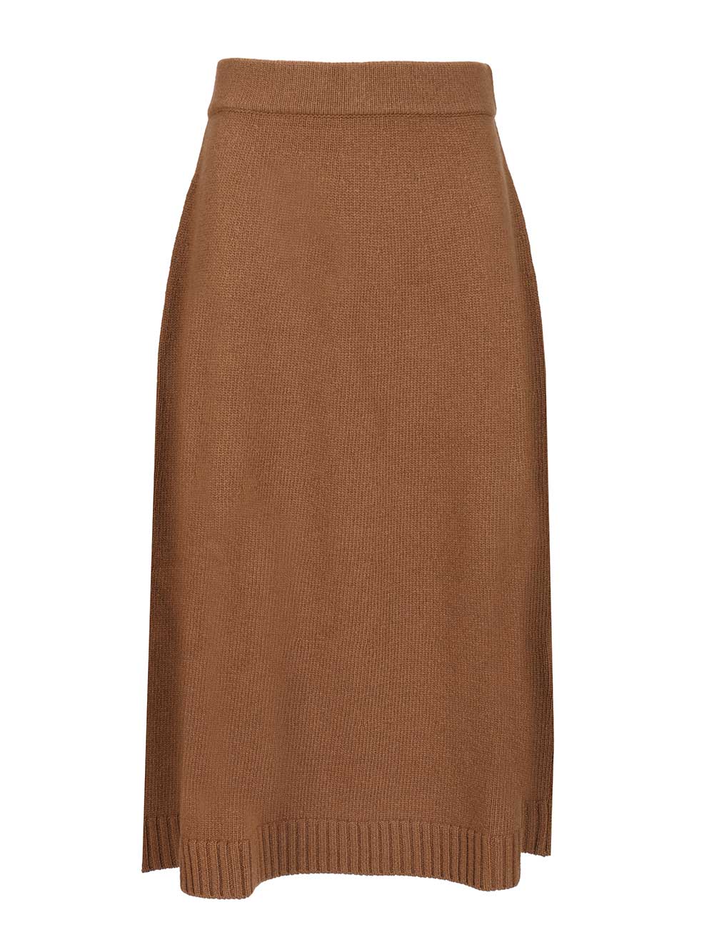 Weekend Max Mara "Ool Yarn Skirt Knitwear - Brown | 739469db0505a71ca878fd7644276a4197c42f0e