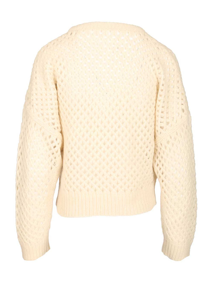 Max Mara Cashmere And Silk Sweater Knitwear - White | 67e9f88cbf401714f100949459e71f6934896088