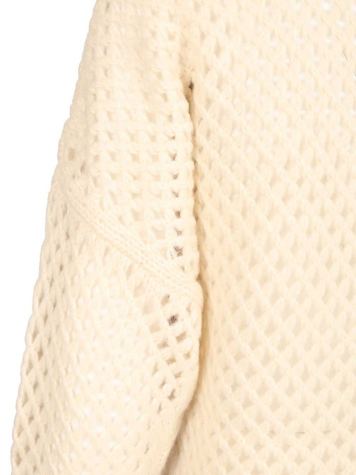 Max Mara Cashmere And Silk Sweater Knitwear - White | 2fb3621dfdc45dde355c0ec688a23c2d7c8cf501
