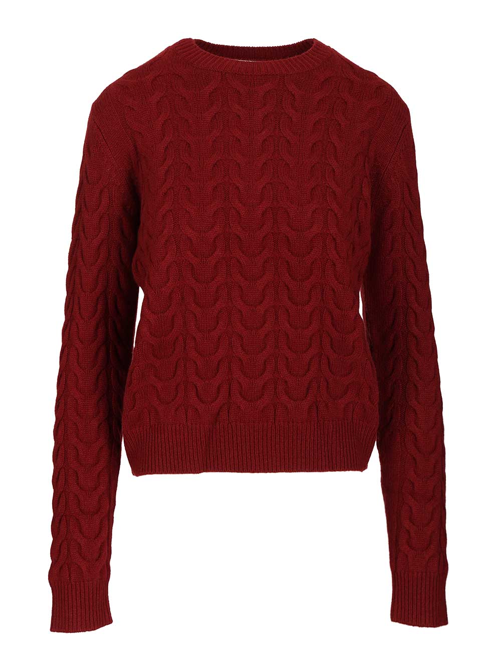 Max Mara Slim Cashmere Sweater Knitwear - Red | 6eed867e034623592d7cf6138b49dc2a14a1532d