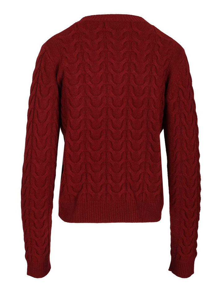 Max Mara Slim Cashmere Sweater Knitwear - Red | 4cd1c2bd780eba40d427aeb0758cc4c654339dba