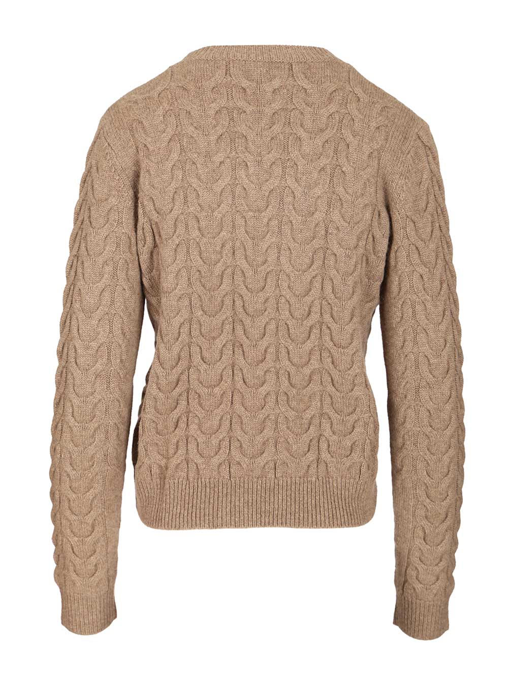 Max Mara Slim Cashmere Sweater Knitwear - Beige | cb0af2a89b5eb29e6a5b493c0f5be3996931bf6b