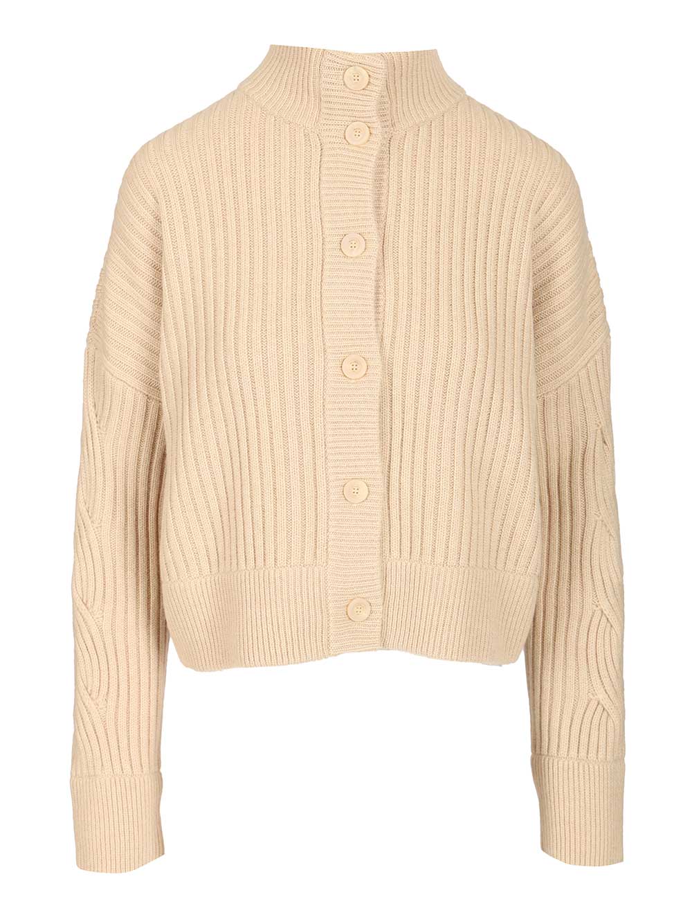 Max Mara Wool And Cashmere Cardigan Knitwear - Beige | 8027eb66e89d283ee161cfe8d58517f1d943285f