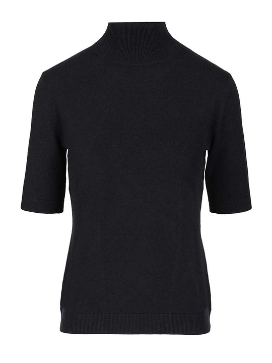 Wool Turtleneck Sweater Knitwear Blue