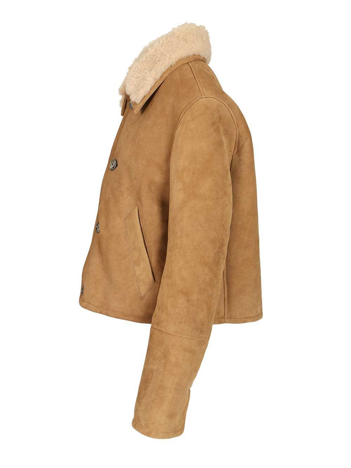 Ami Sheepskin Jacket Jackets - Brown | 4cbb3719c7ccb4cfe416d3042d6207ed9e6a801d