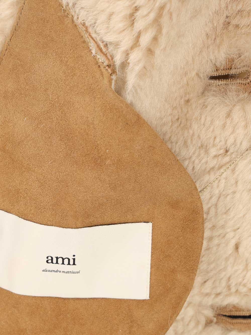 Ami Sheepskin Jacket Jackets - Brown | 35b5f14ca5c413379ef4a1f4aa7a629efd19ad95