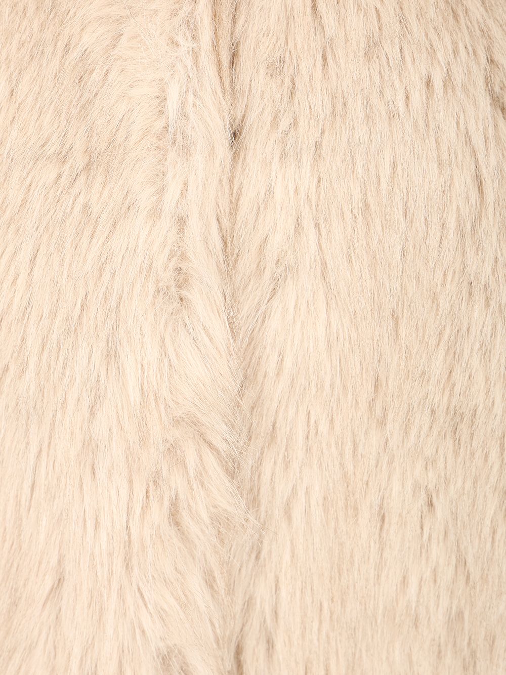 Max Mara Studio Coat In Faux Fur Effect Fabric Coats - White | 67d77efefc9e9846610c772199855a126656d6df