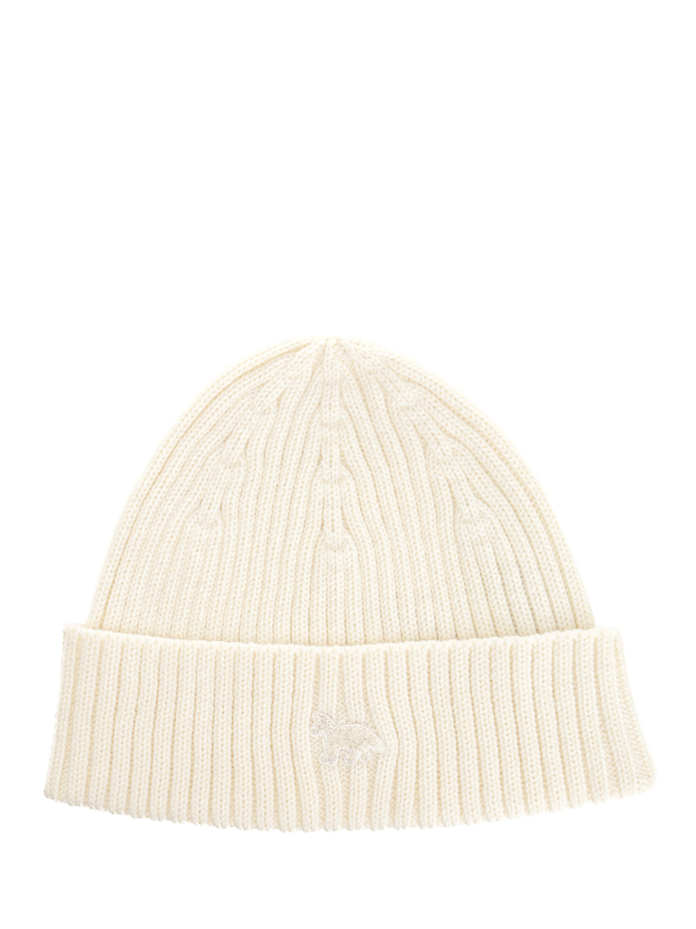 Maison KitsunÉ Virgin Wool Hat Hats - White | 543973a06afa23d2920547a27f94b51dec53da54