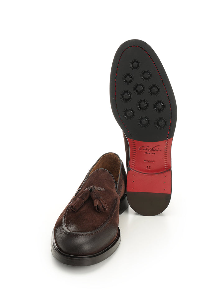 Corvari Suede Moccasin Loafers - Brown | ba99b1290f1f9738fb5086f0224b40c8233184e0
