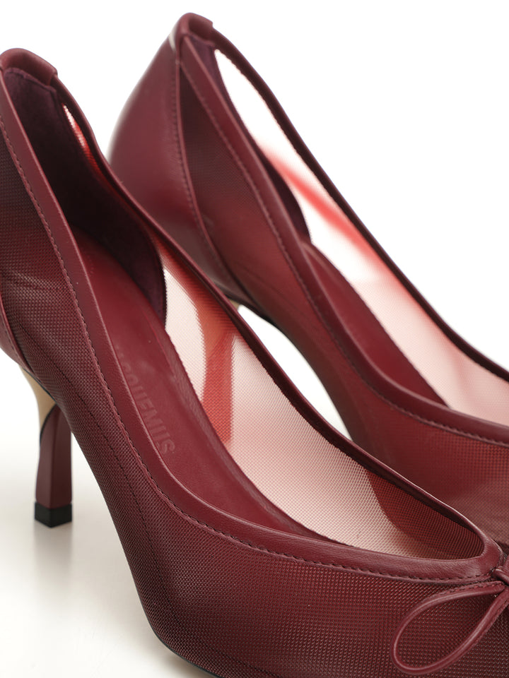 Jacquemus Décolleté Tourni Pumps - Bordeaux | 48d0012eda8674d7eeaf7986e2fa27ade8ec62ad