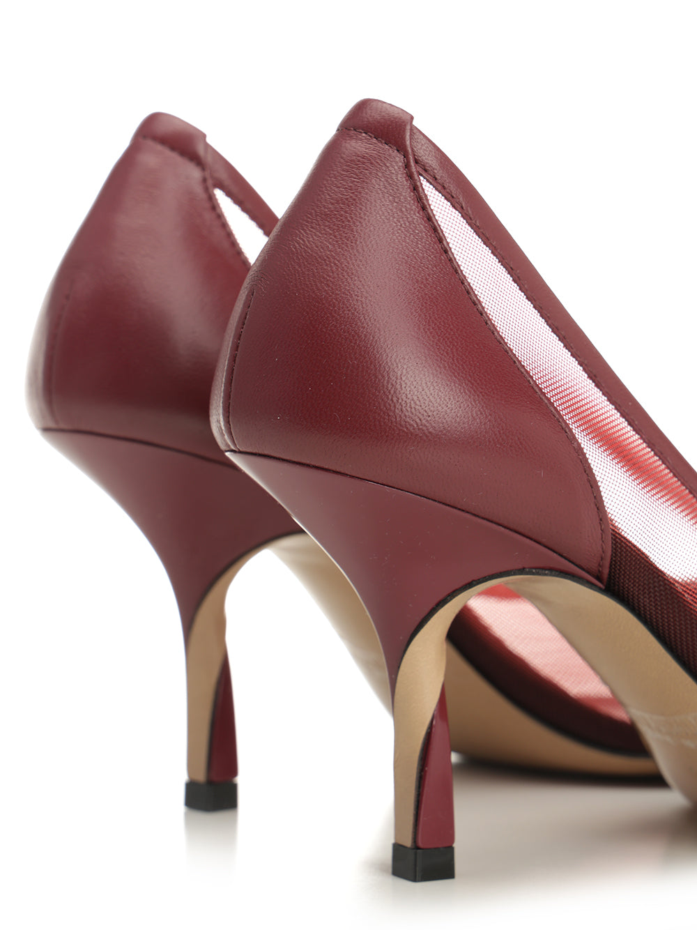 Jacquemus Décolleté Tourni Pumps - Bordeaux | f11e5820ac009fc49479a893a0df76f34cac634f