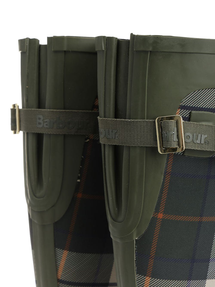 Barbour Dena Rubber Boots - Green | 202a35214bb6550f6aa872bdbf1b3c1c6fb9b86d