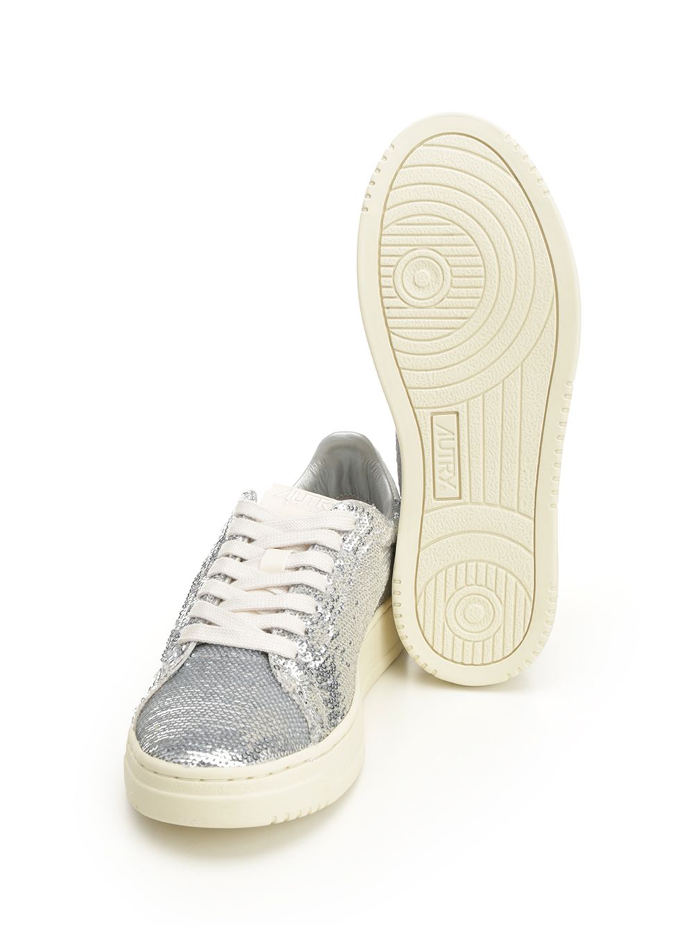 Autry  Sparkling Sneakers - Silver | 345682a600ceecb809f9a94d20aab6e4a733a0bd