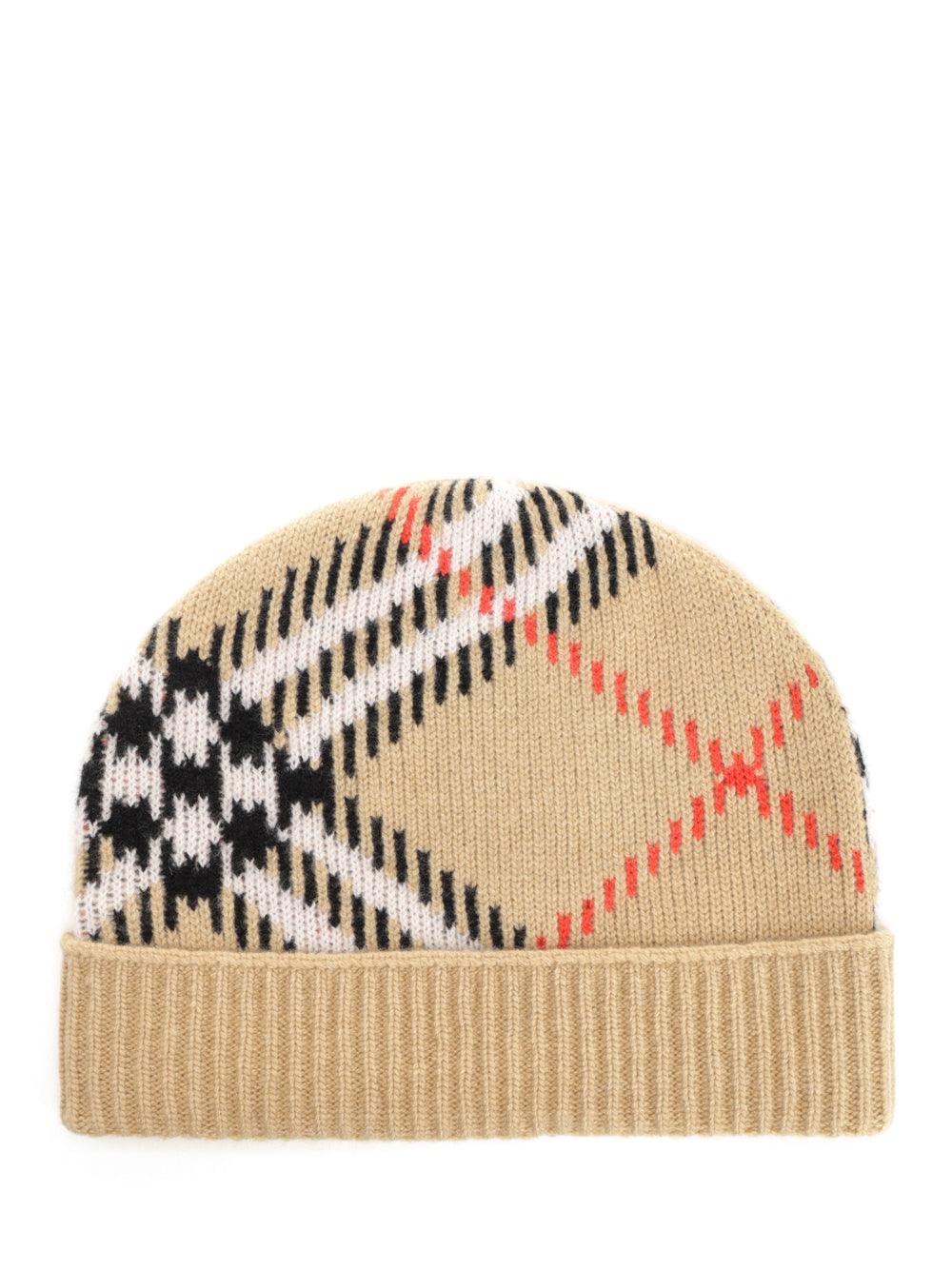 Burberry Check Cashmere Blend Hat Hats - Beige | 627c6a44770ac8935c17e4d3949fcb85a2a139db