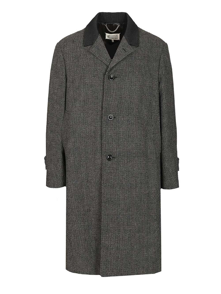 Maison Margiela Wool Coat Coats - Grey | e732e507d36dba6448c7dd7acabc064f92f91b80
