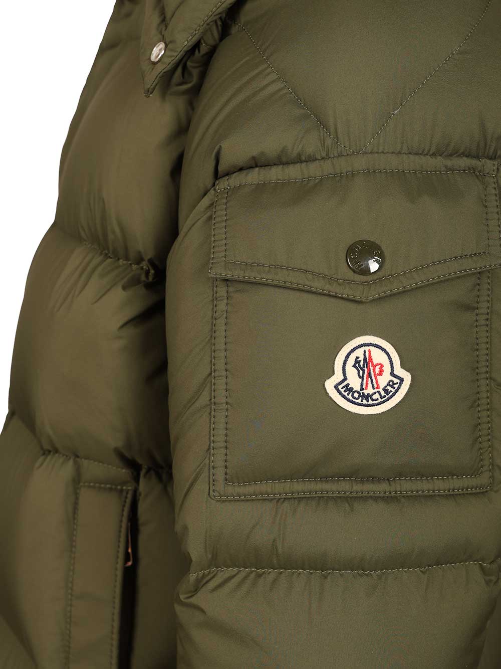 Moncler Moncler Maya 70 Short Down Jacket Coats - Green | 3a2a94b920bbc23b591fc162b145e8288608f8db