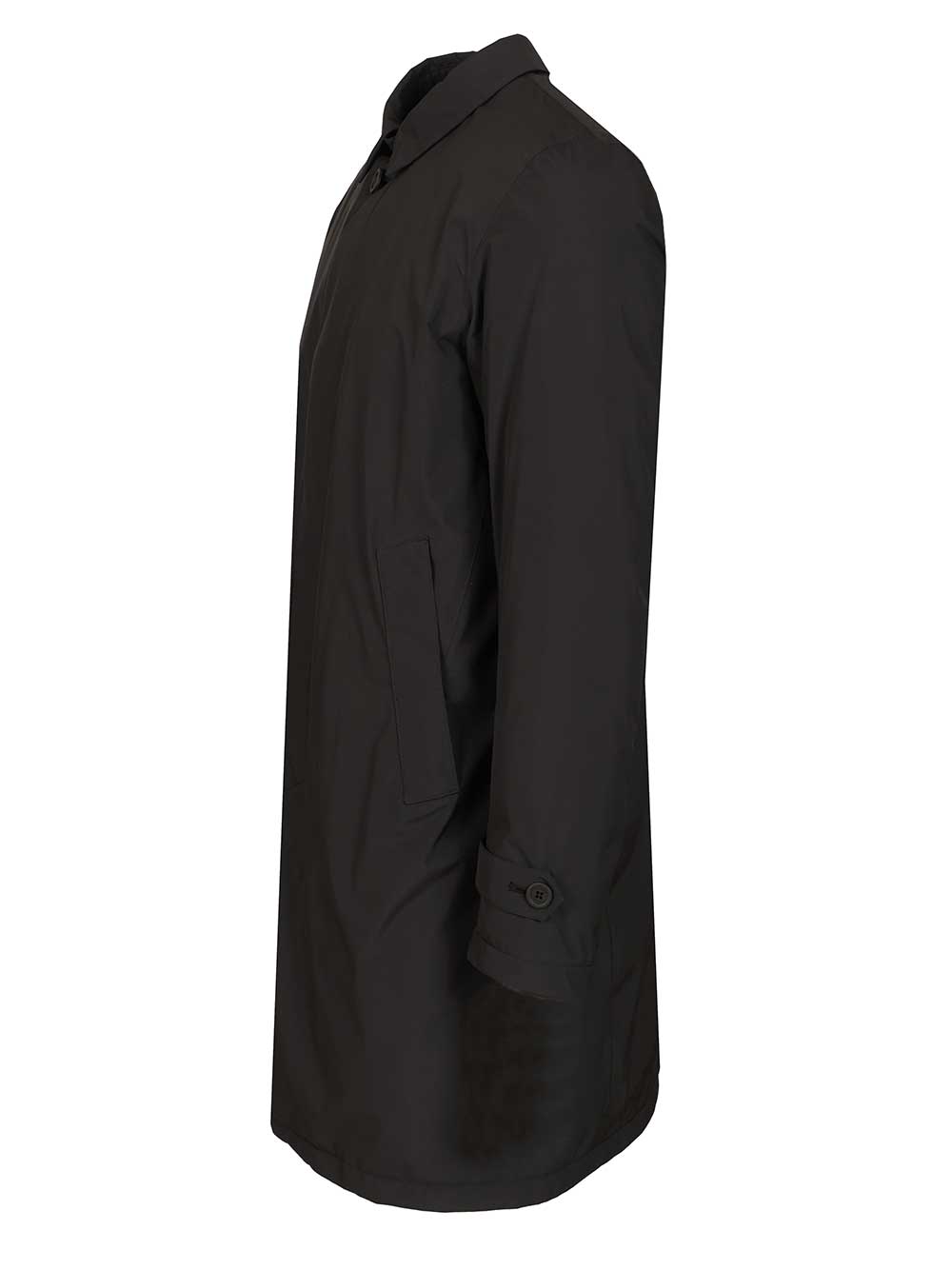 Herno Prometeo Padded Nylon Trench Coat Coats - Black | ad3392cd604ceeb048834ddee34cf29e1b2c86c3