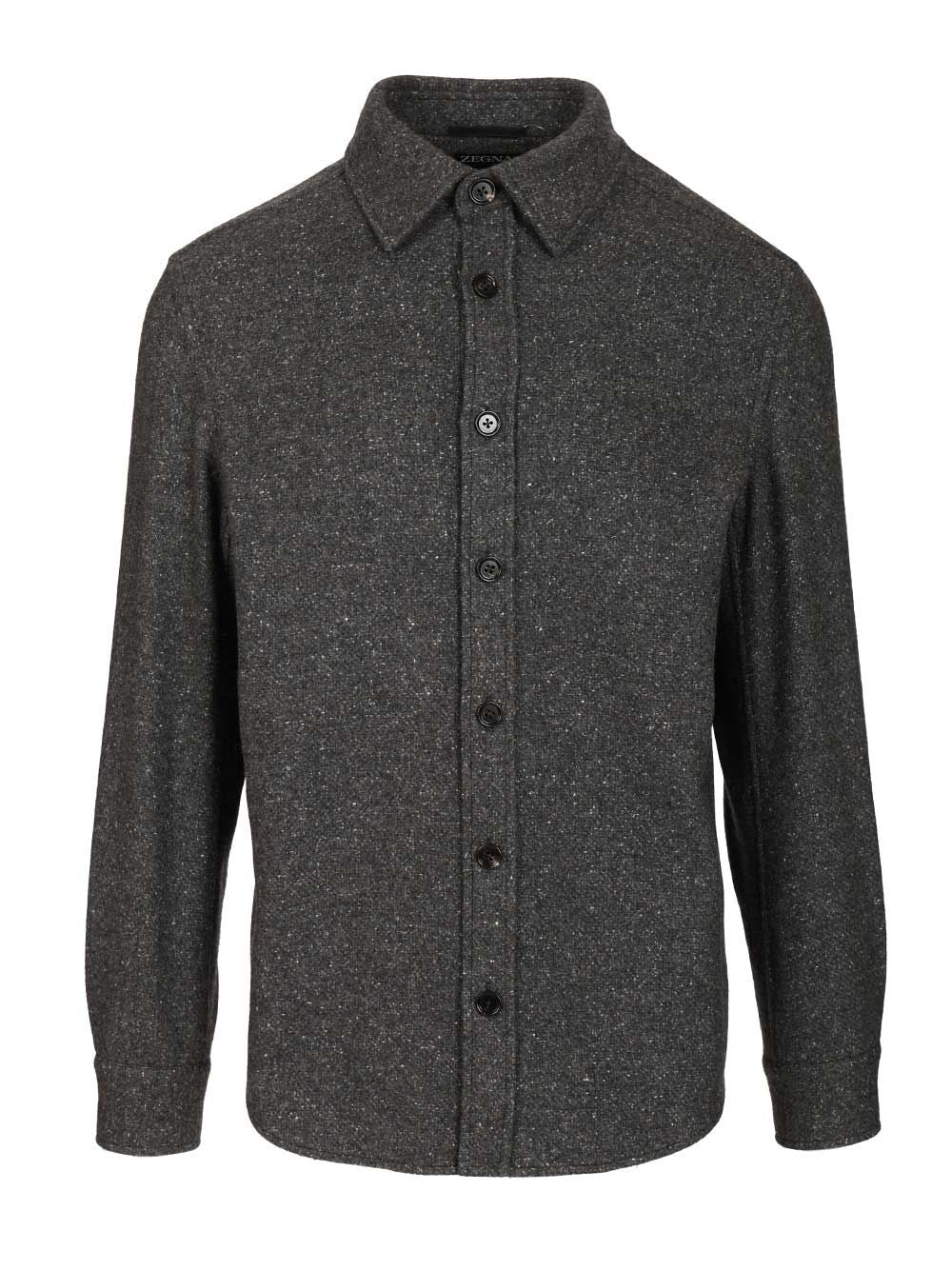 Ermenegildo Zegna Cashmere And Silk Overshirt Jackets - Grey | e463a9fc035b69d6f4829b711f08024fa739d898