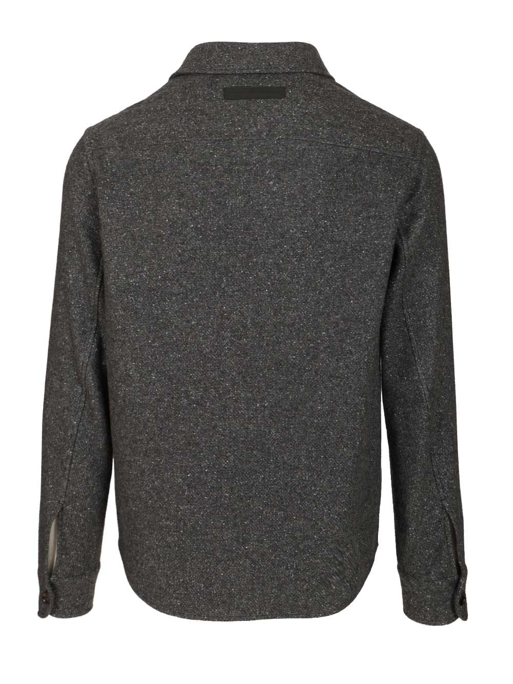 Ermenegildo Zegna Cashmere And Silk Overshirt Jackets - Grey | 0bc5ec1275e5beb3633aca890698b89065d0ca29