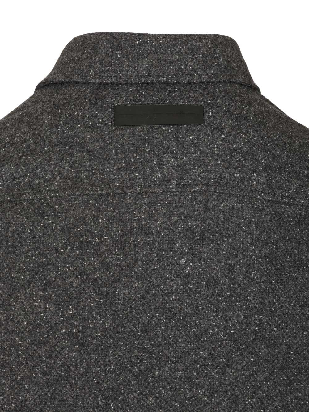 Ermenegildo Zegna Cashmere And Silk Overshirt Jackets - Grey | 6dbc93e70bf6ed3e0d945f0c90cf11f346009c62