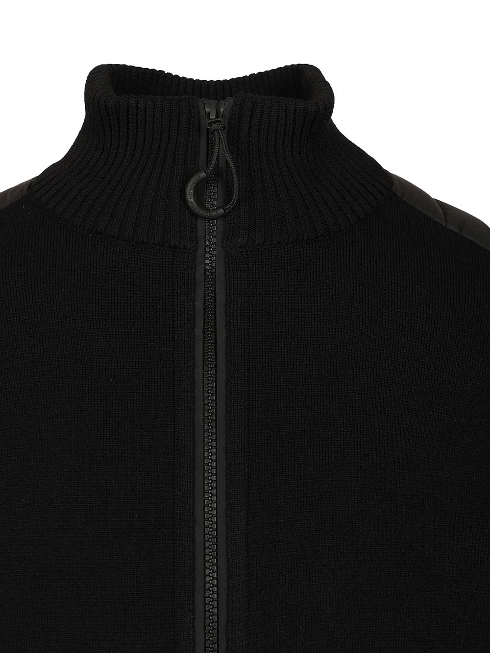 Moncler Grenoble Padded Cardigan Knitwear - Black | d97fe0ea4aeaaf141a2170b8071dd7fbc958934f